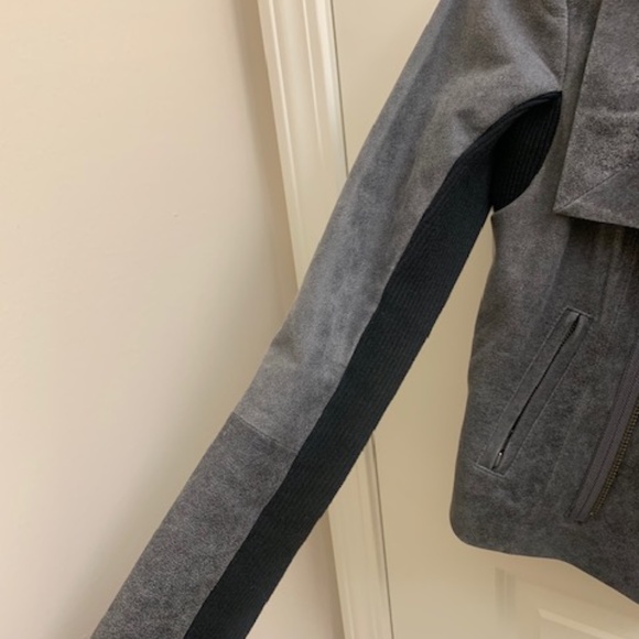 COPY - Veda Waterfall Distressed Leather Jacket - Picture 5 of 5